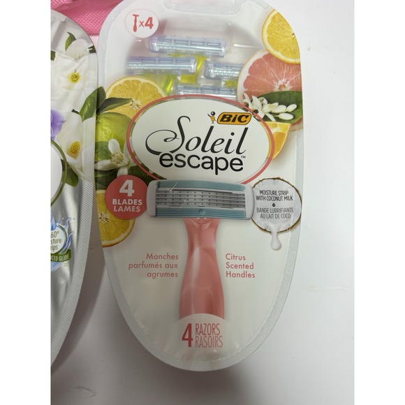 BIC Soleil Escape Razor Bundle Citrus Lavender Rose 10 Total Razor - Picture 5 of 9